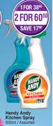 Handy Andy Kitchen Spray Assorted-For 2 x 500ml