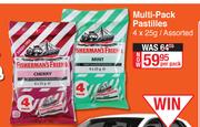 Fisherman's Friend  Multi-Pack Pastiles Assorted-4 x 25g Per Pack