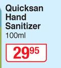 Quicksan Hand Sanitizer-100ml