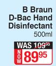 B Barun D Bac Hand Disinfectant-500ml