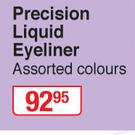 Yardley London Precision Liquid Eyeliner Assorted Colours