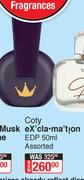 Coty Exclamation EDP Assorted-50ml