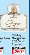 Yardley Gorgeous EDP Assorted-50ml