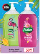 Radox Body Wash Assorted-750ml Each