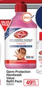 Lifebuoy Germ Protection Handwash Value Refill Pack-500ml Each