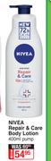 Nivea Repair & Care Body Lotion Pump-400ml