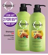 Organics Shampoo Or Conditioner Assorted-For 2 x 1Ltr 