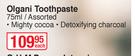 Olgani Toothpaste Assorted-75ml Each