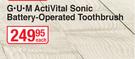 G-U-M Acti Vital Sonic Battery Operated Toothbrush-Each