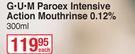 G-U-M Paroex Intensive Action Mouthrinse 0.12%-300ml Each