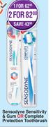 Sensodyne Sensitivity & Gum Or Complete Protection Toothbrush-For 2
