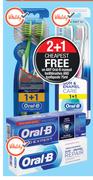 Oral-B Pro Expert Anti Bacterial Or Gum & Enamel Care Toothbrushes 2 Pack-Per Pack