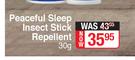Peaceful Sleep Insect Stick Repellent-30g