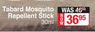 Tabard Mosquito Repellent Stick-30ml