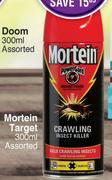 Mortein Target Assorted-3 x 300ml