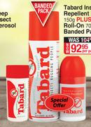 Tabard Insect Repellent Aerosol 150g Plus Roll On 70ml Banded Pack-Per Pack