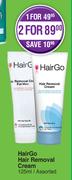 Hair Go Hair Removal Cream Assorted-125ml