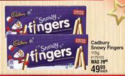 Cadbury Snowy Fingers-115g Each