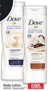 Dove Body Lotion Assorted-400ml Each