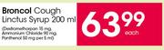 Broncol Cough Linctus Syrup-200ml Each