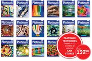 Platinum Textbooks Grades 4-12-Each