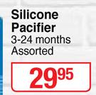 Baby Things Silicon Pacifier (3-24 Months) Assorted