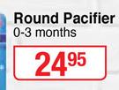 Baby Things Round Pacifier (0-3 Months)