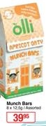 Olli Munch Bars Assorted-8 x 12.5g