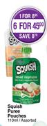 Squish Puree Pouches Assorted-For 6 x 110ml 