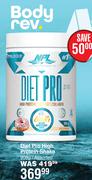 NPL Diet Pro High Protein Shake Assorted-908g 