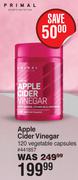 Primal Apple Cide Vinegar 120 Vegetable Capsules