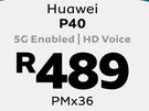 Huawei P40 5G Enabled/HD Voice-MTN Mega Talk XS Or MTN Mega Gigs XS (36 Months)