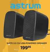 Astrum SU170 2.0 CH USB-Powered Speaker