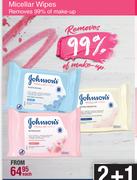 Johnson's Micellar Wipes Removes 99% Of Make Up-Each
