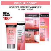 Neutrogena Bright Boost Face Care Products-Each