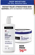 Neutrogena Deep Moisture For Dry, Sensitive Skin Face Care Products-Each