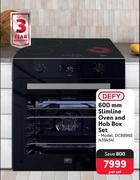 Defy 600mm Slimline Oven And Hob Box Set DCB896E-Per Set