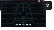Defy 900mm 5G Gas On Glass Hob DHG931