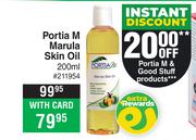 Portia M Marula Skin Oil-200ml