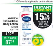 Vaseline Clinical Care Body Lotion-625ml