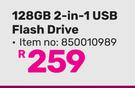 Hikvision 128GB 2-In-1 USB Flash Drive 850010989