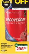 Biogen Recovergen 4:1 Carb Protein-855g