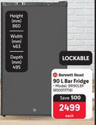 Bennett Read 90Ltr Bar Fridge 850017718
