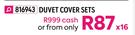 Kent Deluxe 6 Piece Duvet Cover Sets (Double)