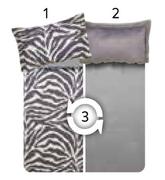 Kent Basic 3 Piece Duvet Cover Sets (Double)