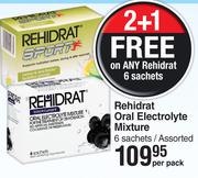 Rehidrat Oral Electrolyte Mixture 6 Sachets Assorted-Per Pack