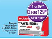 Biogen Travel Biotic 9-Strain Acute 10 Vegecapsules-For 1