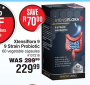 Xtensiflora 9 9-Strain Probiotic 60 Vegetable Capsules