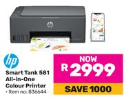 HP Smart Tank 581 All In One Colour Printer (836644)