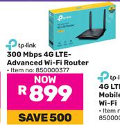 TP-Link 300 Mbps 4G LTE Advanced WiFi Router (850000377)